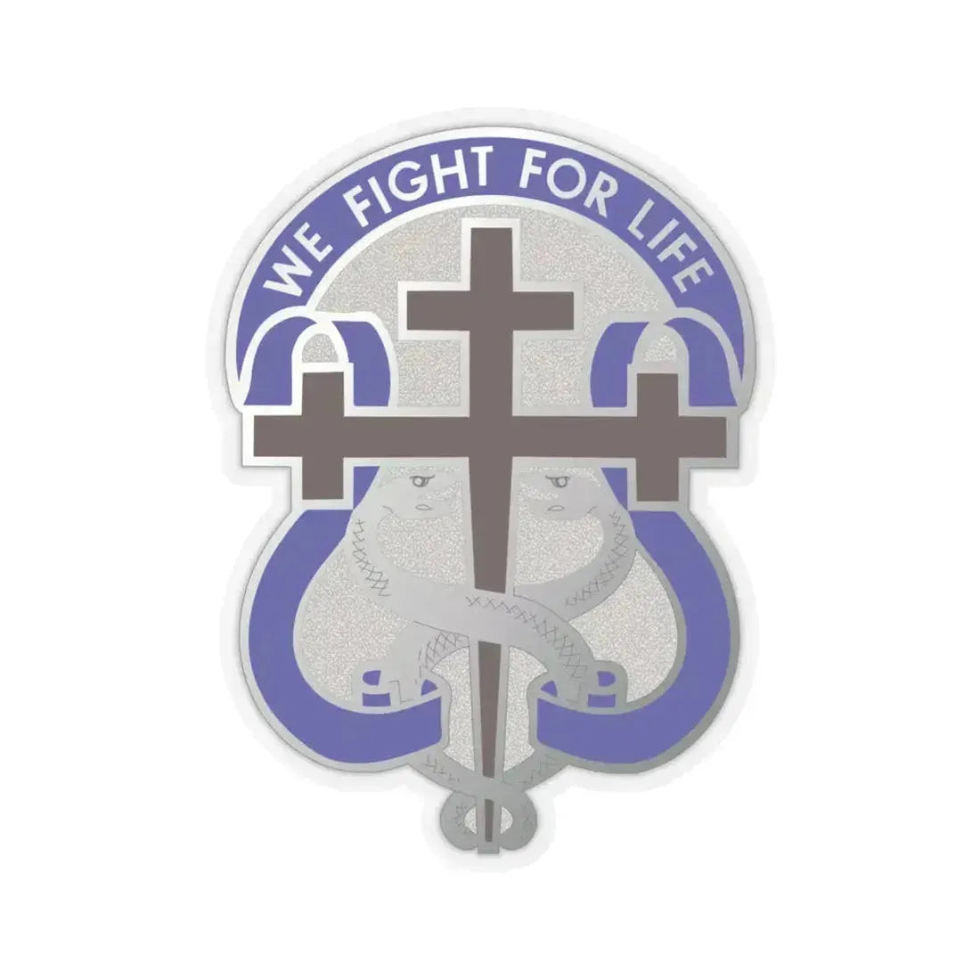 116 Surgical Hospital (U.S. Army) STICKER Vinyl Kiss-Cut Decal 6 Inch Transparent - The Sticker Space