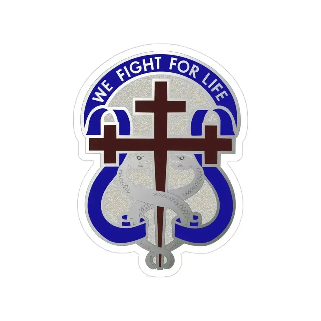 116 Surgical Hospital (U.S. Army) Transparent STICKER Die-Cut Vinyl Decal 3 Inch - The Sticker Space