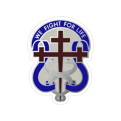 116 Surgical Hospital (U.S. Army) Transparent STICKER Die-Cut Vinyl Decal 3 Inch - The Sticker Space