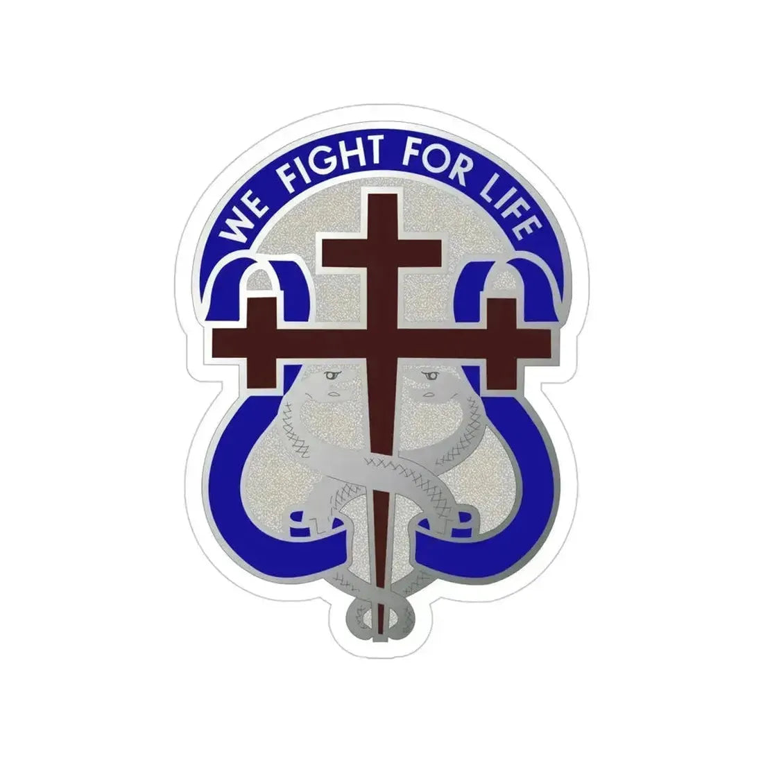 116 Surgical Hospital (U.S. Army) Transparent STICKER Die-Cut Vinyl Decal 4 Inch - The Sticker Space
