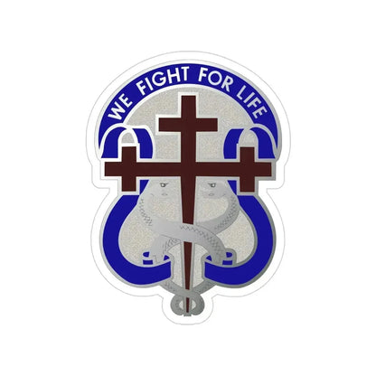 116 Surgical Hospital (U.S. Army) Transparent STICKER Die-Cut Vinyl Decal - The Sticker Space