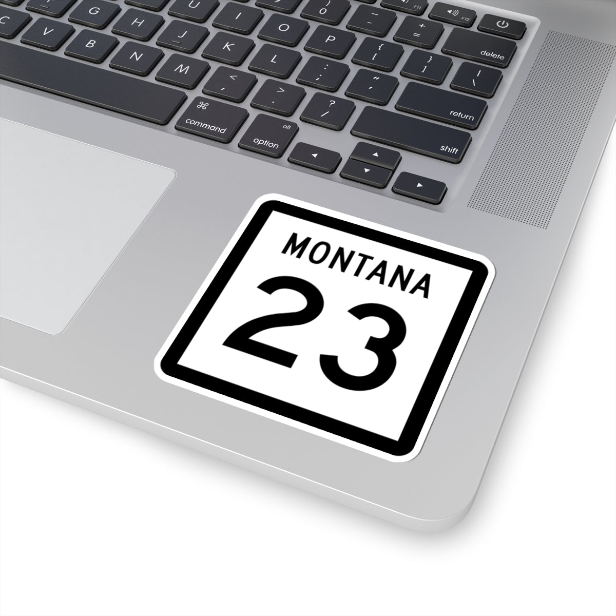 MT-23 (Montana) (Road Sign) STICKER Vinyl Kiss-Cut Decal