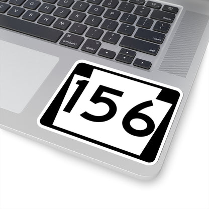 PA-156 (Pennsylvania) (Road Sign) STICKER Vinyl Kiss-Cut Decal