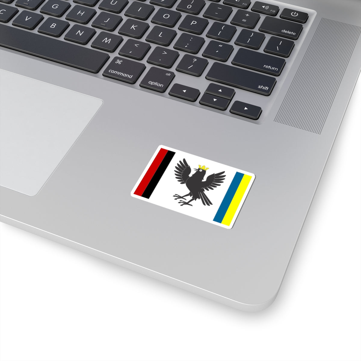 Flag of Ivano Frankivsk Oblast Ukraine - STICKER Vinyl Kiss-Cut Decal