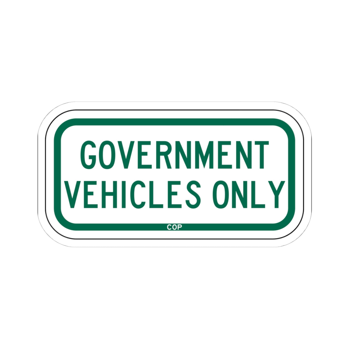 PBOT Road sign P1540 (Oregon) (Road Sign) STICKER Vinyl Kiss-Cut Decal