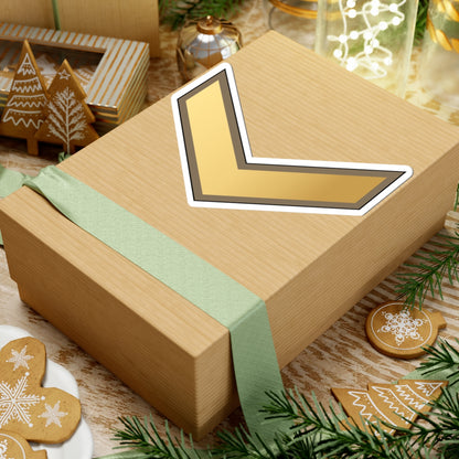 01. KLF PFC (Kuwait) (Military Rank) STICKER Vinyl Kiss-Cut Decal