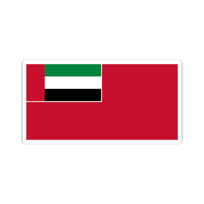 Civil Ensign of the United Arab Emirates (United Arab Emirates) STICKER Vinyl Kiss-Cut Decal
