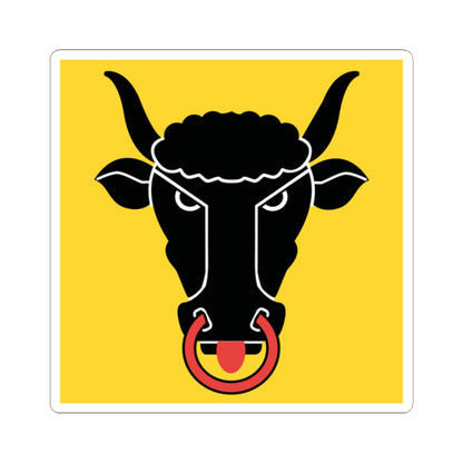 Flag of Canton of Uri (Switzerland) STICKER Vinyl Kiss-Cut Decal