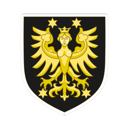 Arms of the house of Cirksena 1 (Denmark) (Coat of Arms) STICKER Vinyl Kiss-Cut Decal