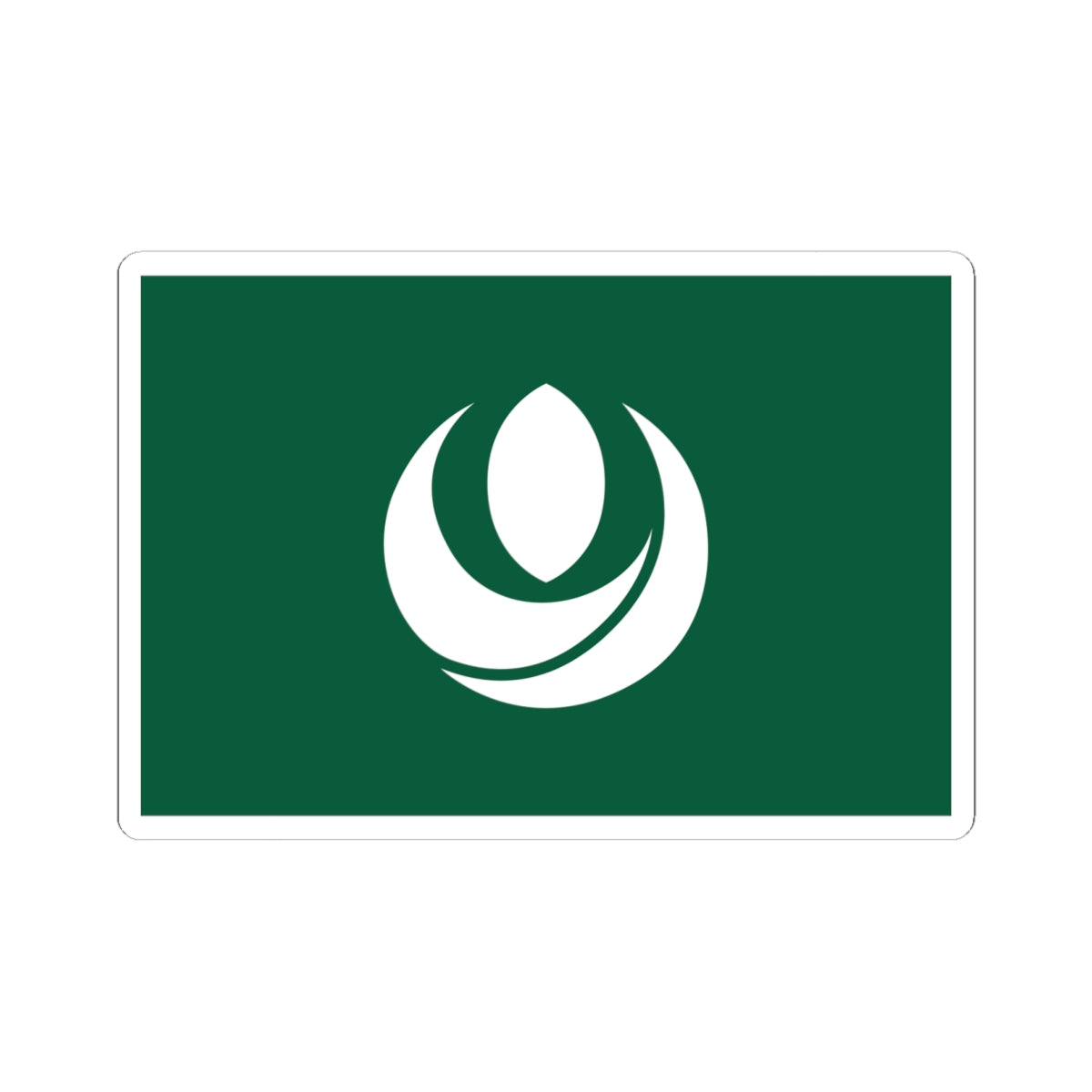 Flag of Kurihara Miyagi (Japan) STICKER Vinyl Kiss-Cut Decal