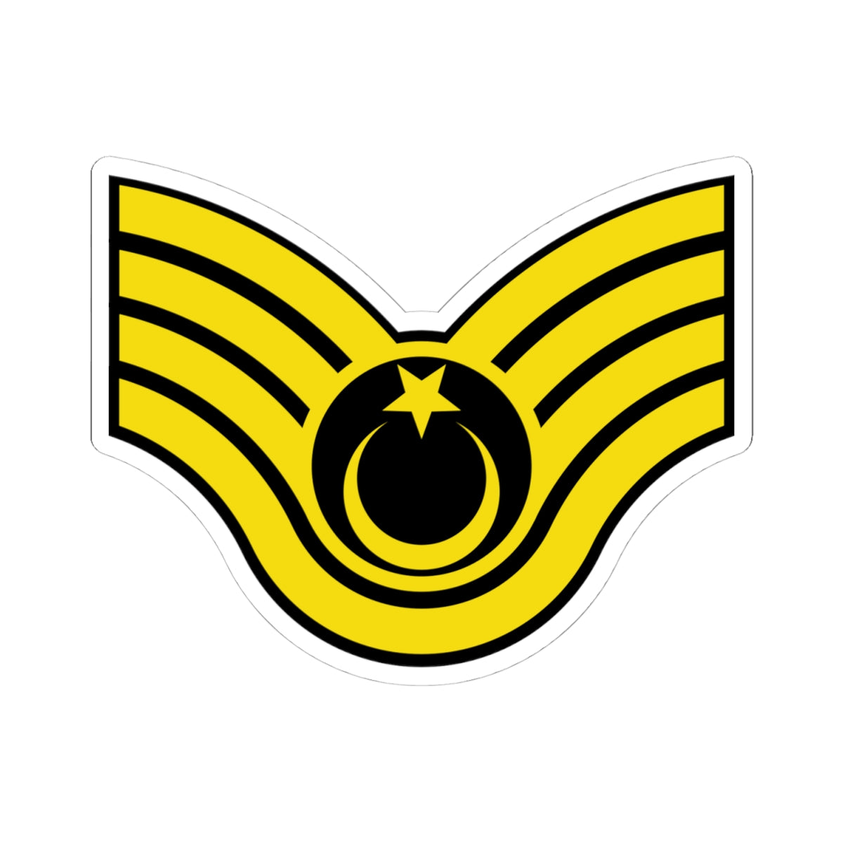 Army TUR OR 07b (Turkey) (Military Rank) STICKER Vinyl Kiss-Cut Decal