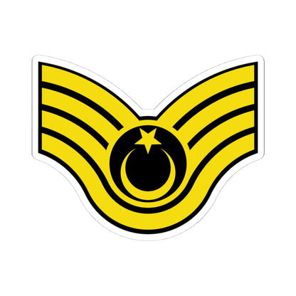 Army TUR OR 07b (Turkey) (Military Rank) STICKER Vinyl Kiss-Cut Decal