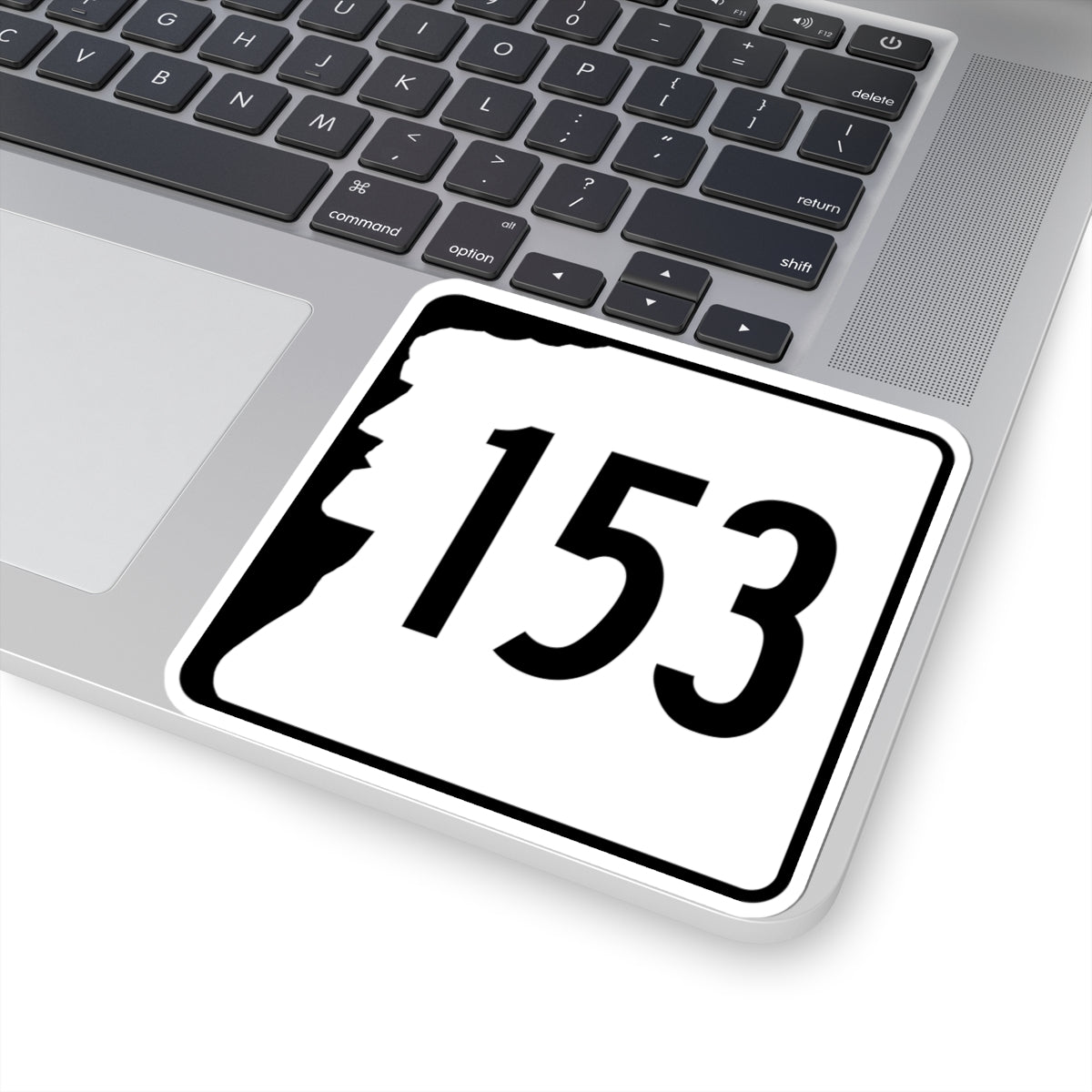 NH Route 153 (New Hampshire) (Road Sign) STICKER Vinyl Kiss-Cut Decal