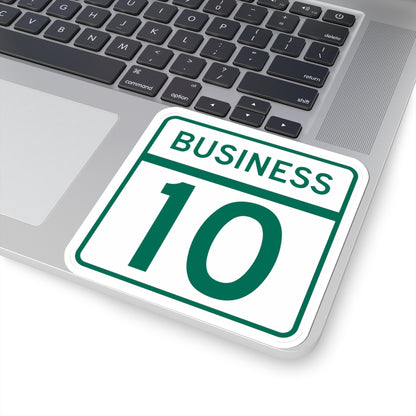 MD Route 10 Business (Maryland) (Road Sign) STICKER Vinyl Kiss-Cut Decal