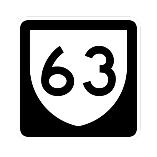 PR urban primary 63 (Puerto Rico) (Road Sign) STICKER Vinyl Kiss-Cut Decal
