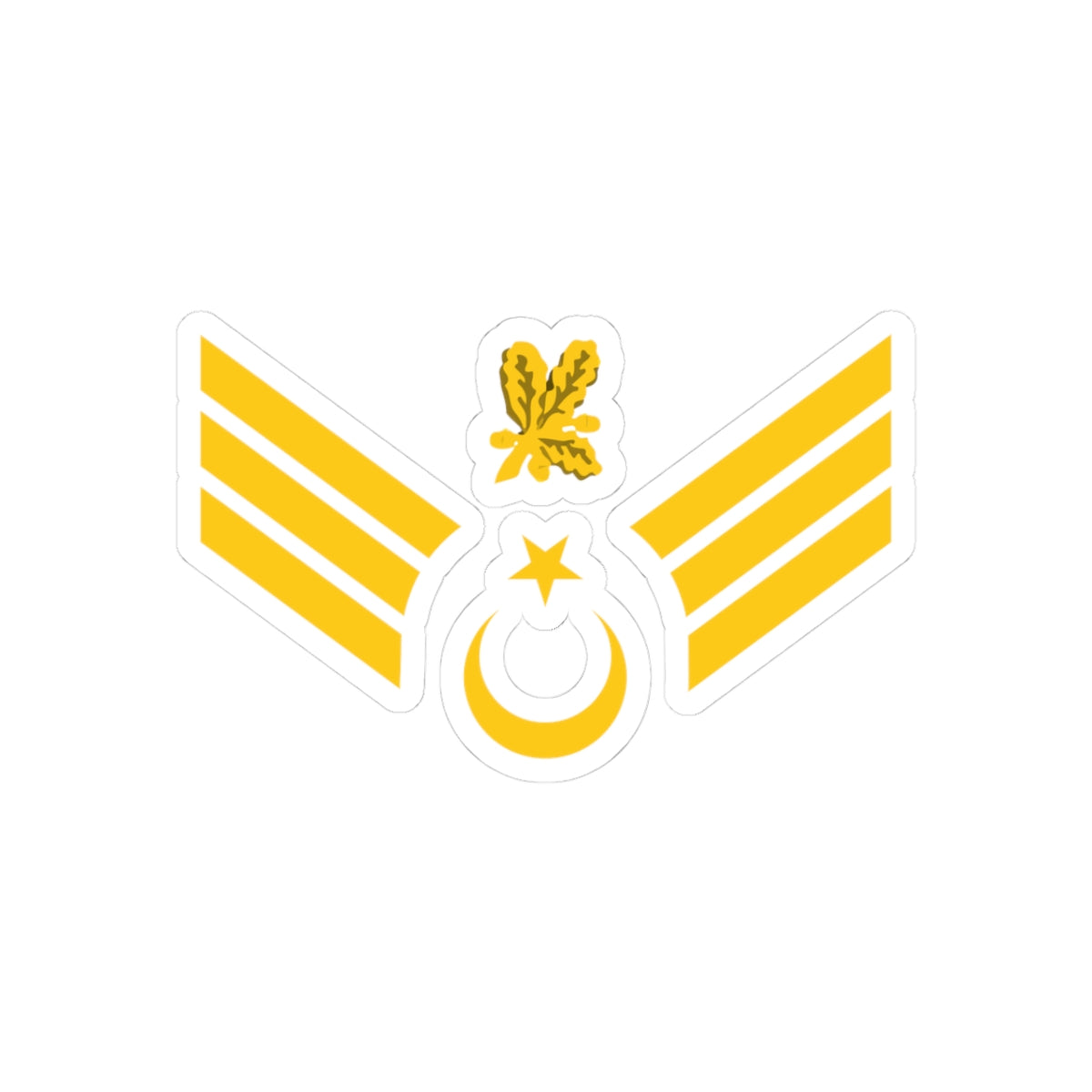 Navy TUR OR 06a (Turkey) (Military Rank) STICKER Vinyl Kiss-Cut Decal