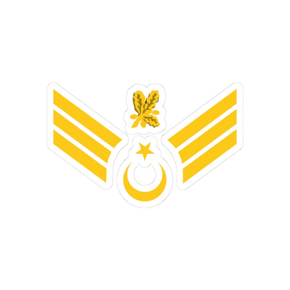 Navy TUR OR 06a (Turkey) (Military Rank) STICKER Vinyl Kiss-Cut Decal