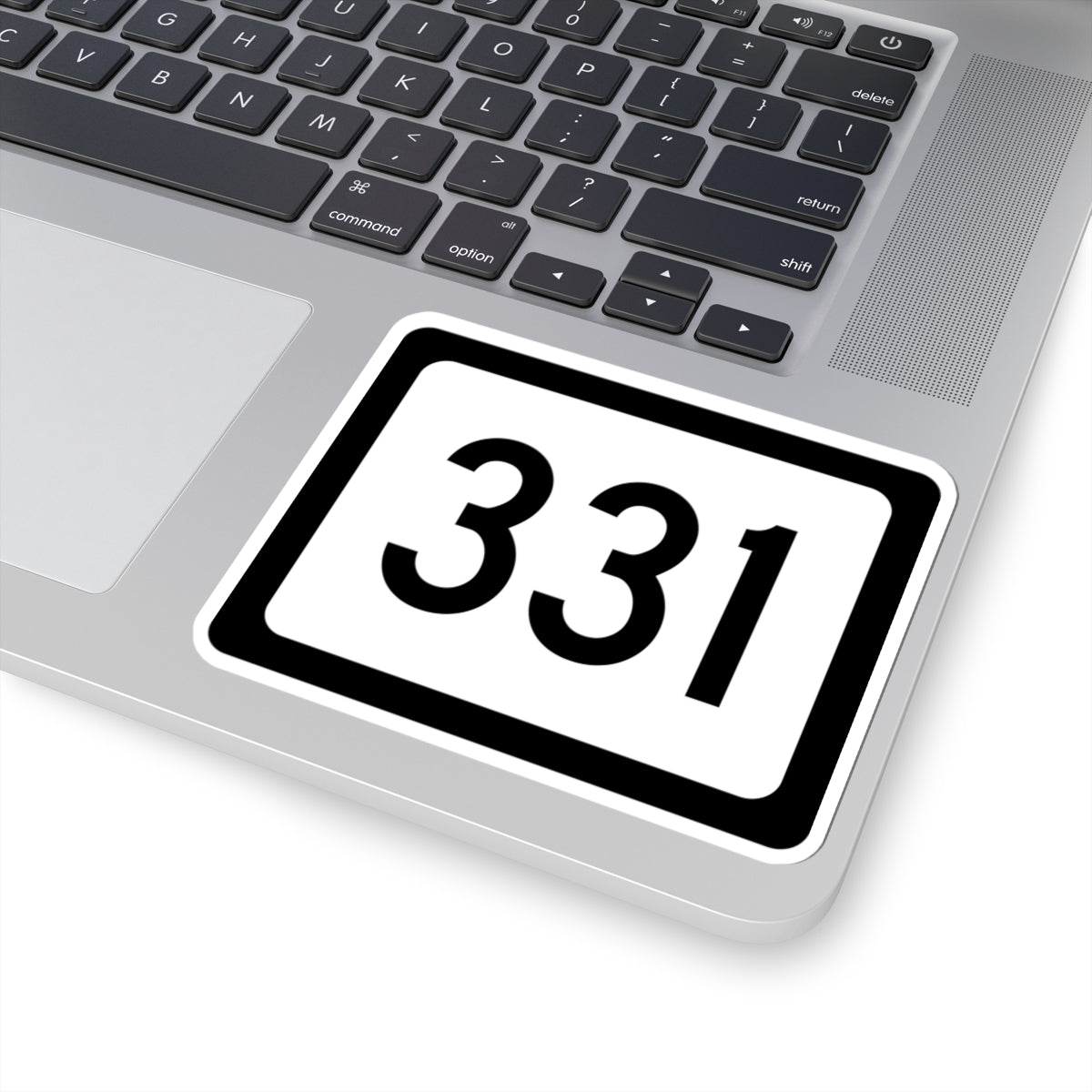 WV-331 (Virginia) (Road Sign) STICKER Vinyl Kiss-Cut Decal