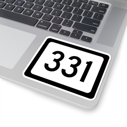 WV-331 (Virginia) (Road Sign) STICKER Vinyl Kiss-Cut Decal
