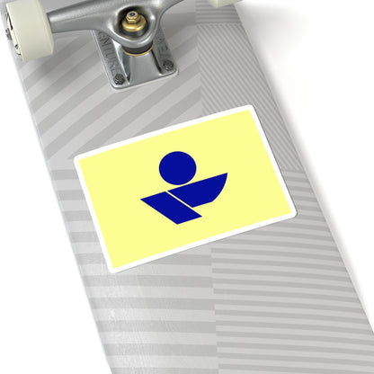 Flag of Okoppe Hokkaido (Japan) STICKER Vinyl Kiss-Cut Decal