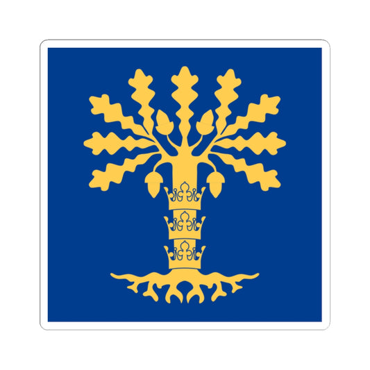 Blekinge lan vapenflagga (Sweden) STICKER Vinyl Kiss-Cut Decal