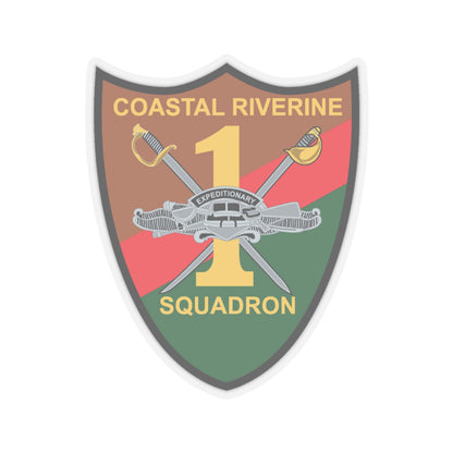 Coastal Riverine Squadron ONE (U.S. Navy) STICKER Vinyl Kiss-Cut Decal