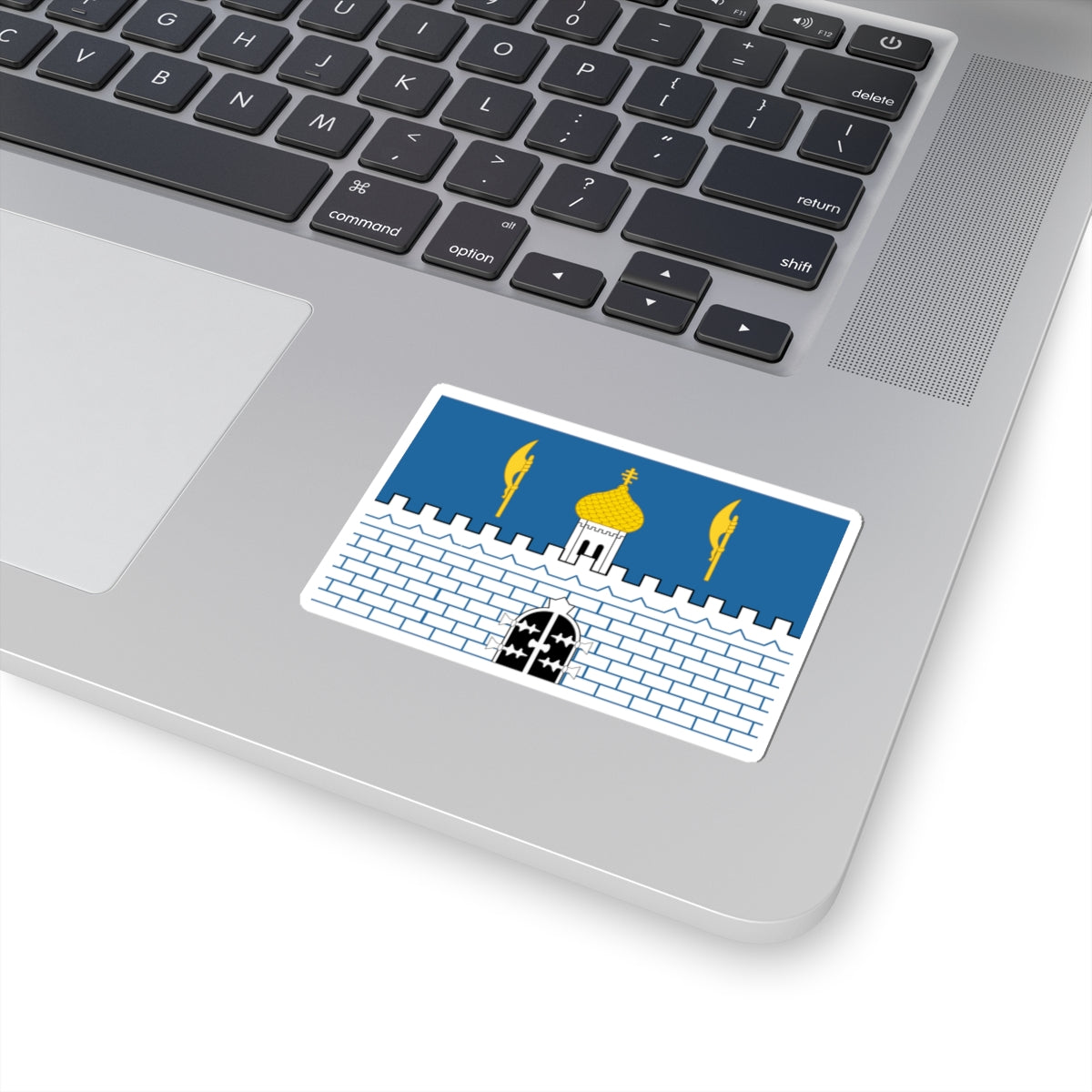 Flag of Sergiev Posad Moscow oblast (Russia) STICKER Vinyl Kiss-Cut Decal