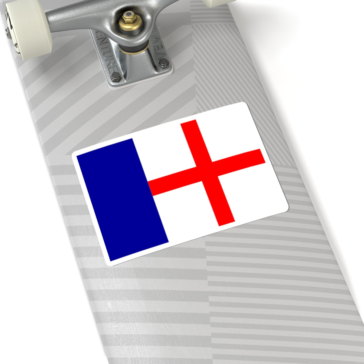 Flag of Cargese (France) STICKER Vinyl Kiss-Cut Decal