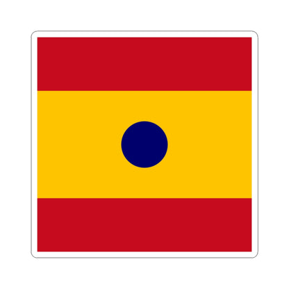 Flag of Rear Admiral Spain (Spain) STICKER Vinyl Kiss-Cut Decal