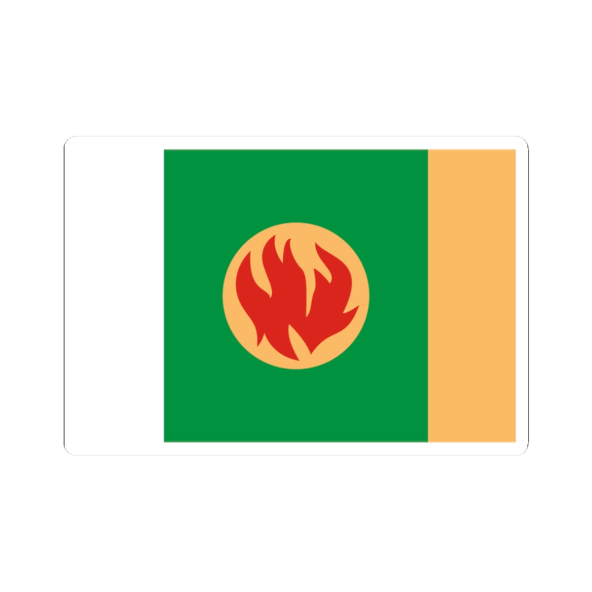 Flag of Pikalyovo Leningrad oblast (Russia) STICKER Vinyl Kiss-Cut Decal