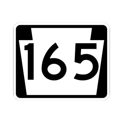 PA-165 (Pennsylvania) (Road Sign) STICKER Vinyl Kiss-Cut Decal