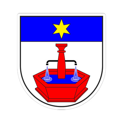 Rothenbrunnen wappen (Switzerland) (Coat of Arms) STICKER Vinyl Kiss-Cut Decal