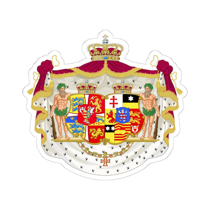 Armoiries de Marie-Sophie de Hesse-Cassel1 (Denmark) (Coat of Arms) STICKER Vinyl Kiss-Cut Decal