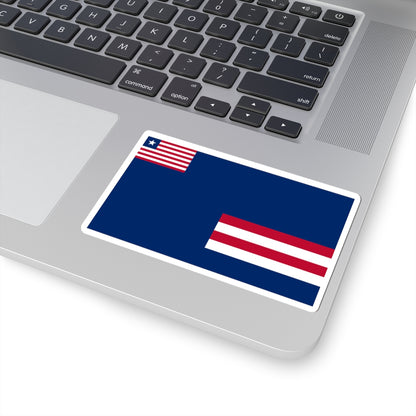Flag of Grand Bassa County (Liberia) STICKER Vinyl Kiss-Cut Decal