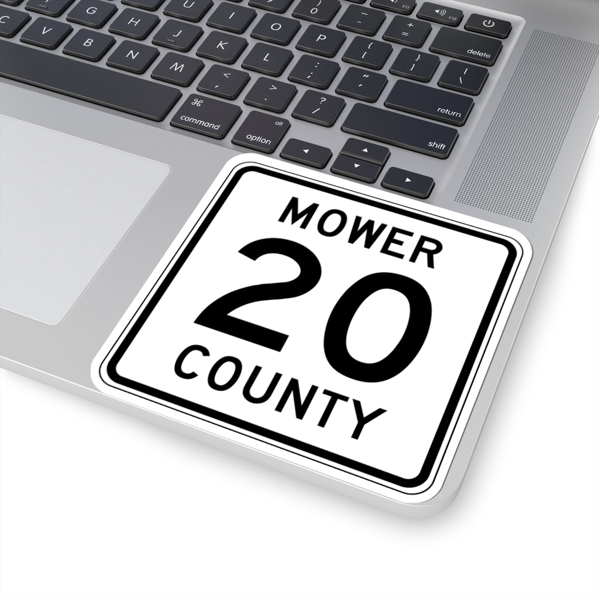 Mower County Route 20 MN (Minnesota) (Road Sign) STICKER Vinyl Kiss-Cut Decal