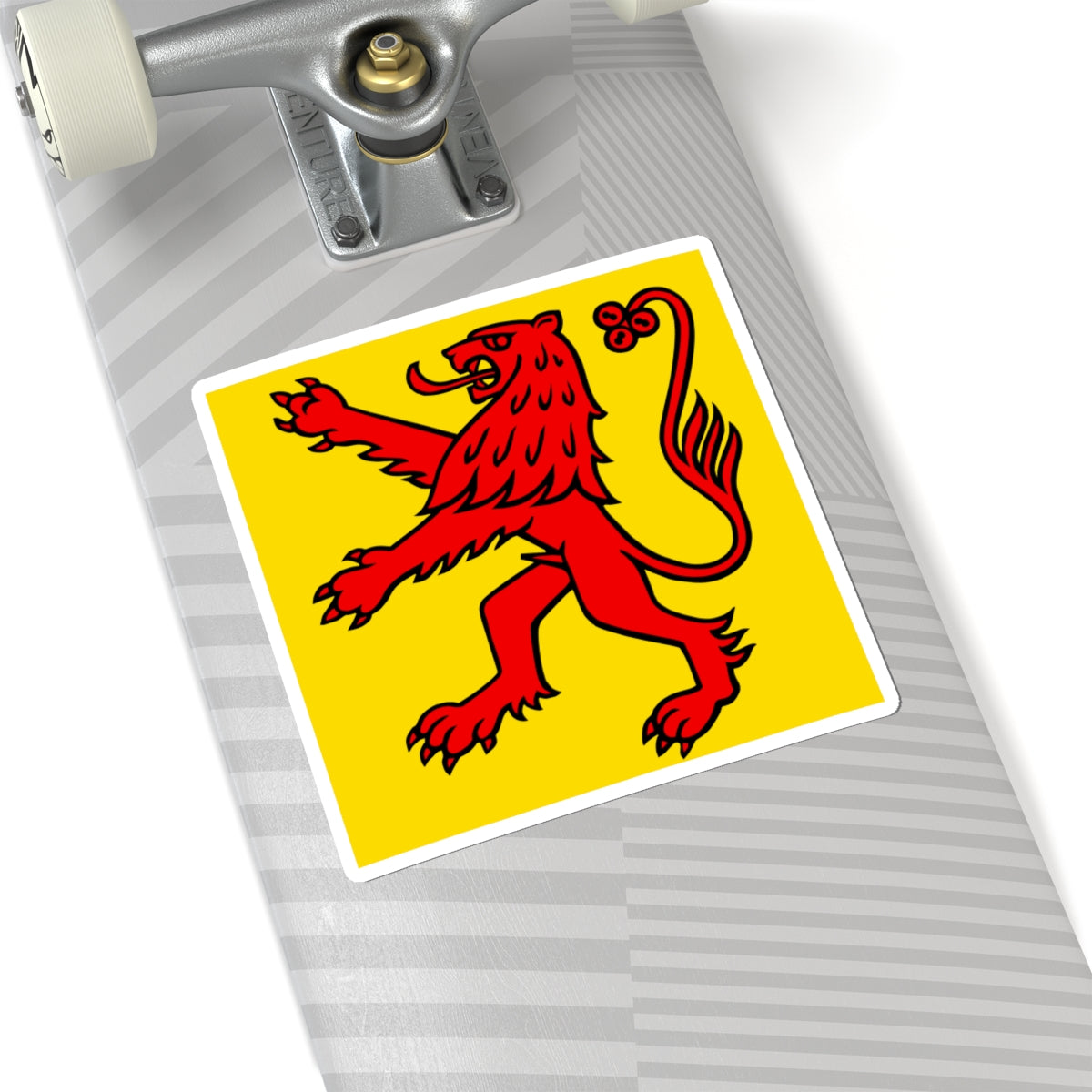 CHE Laufenburg Flag (Switzerland) STICKER Vinyl Kiss-Cut Decal