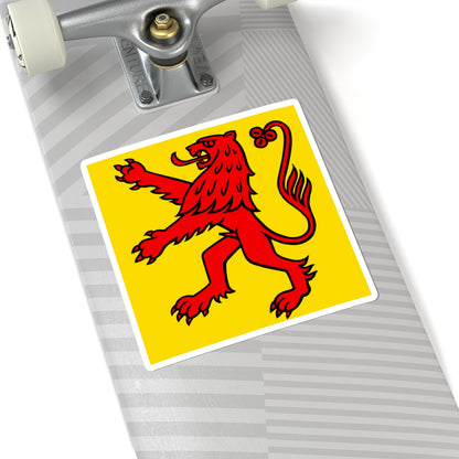 CHE Laufenburg Flag (Switzerland) STICKER Vinyl Kiss-Cut Decal