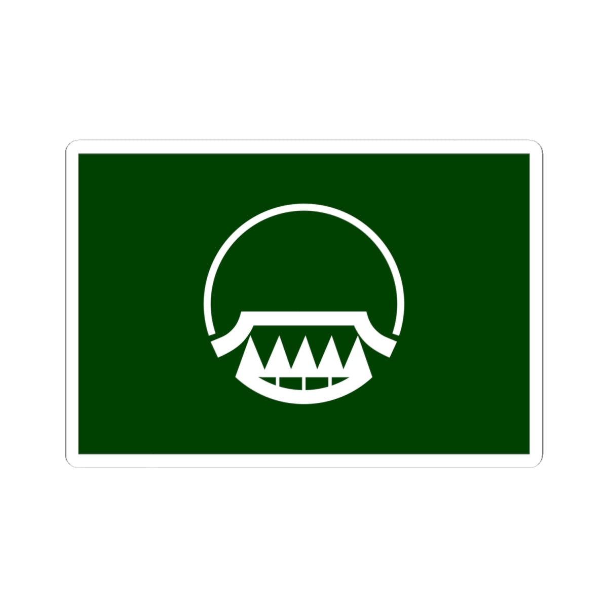 Flag of Kusu Oita (Japan) STICKER Vinyl Kiss-Cut Decal
