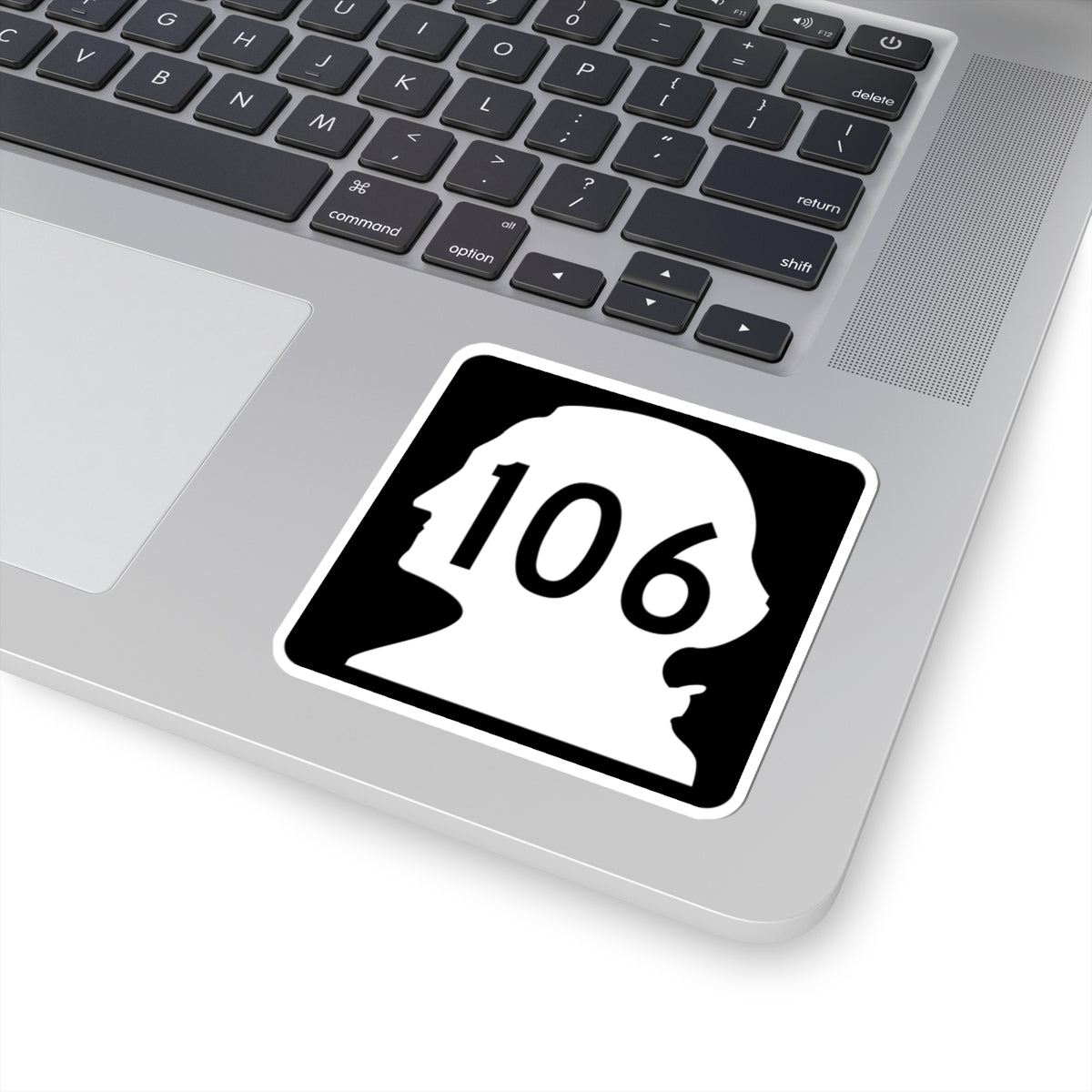 WA-106 (Washington) (Road Sign) STICKER Vinyl Kiss-Cut Decal