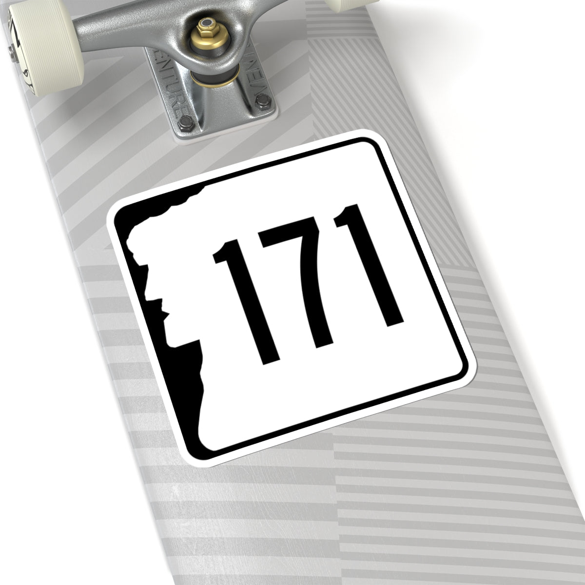 NH Route 171 (New Hampshire) (Road Sign) STICKER Vinyl Kiss-Cut Decal