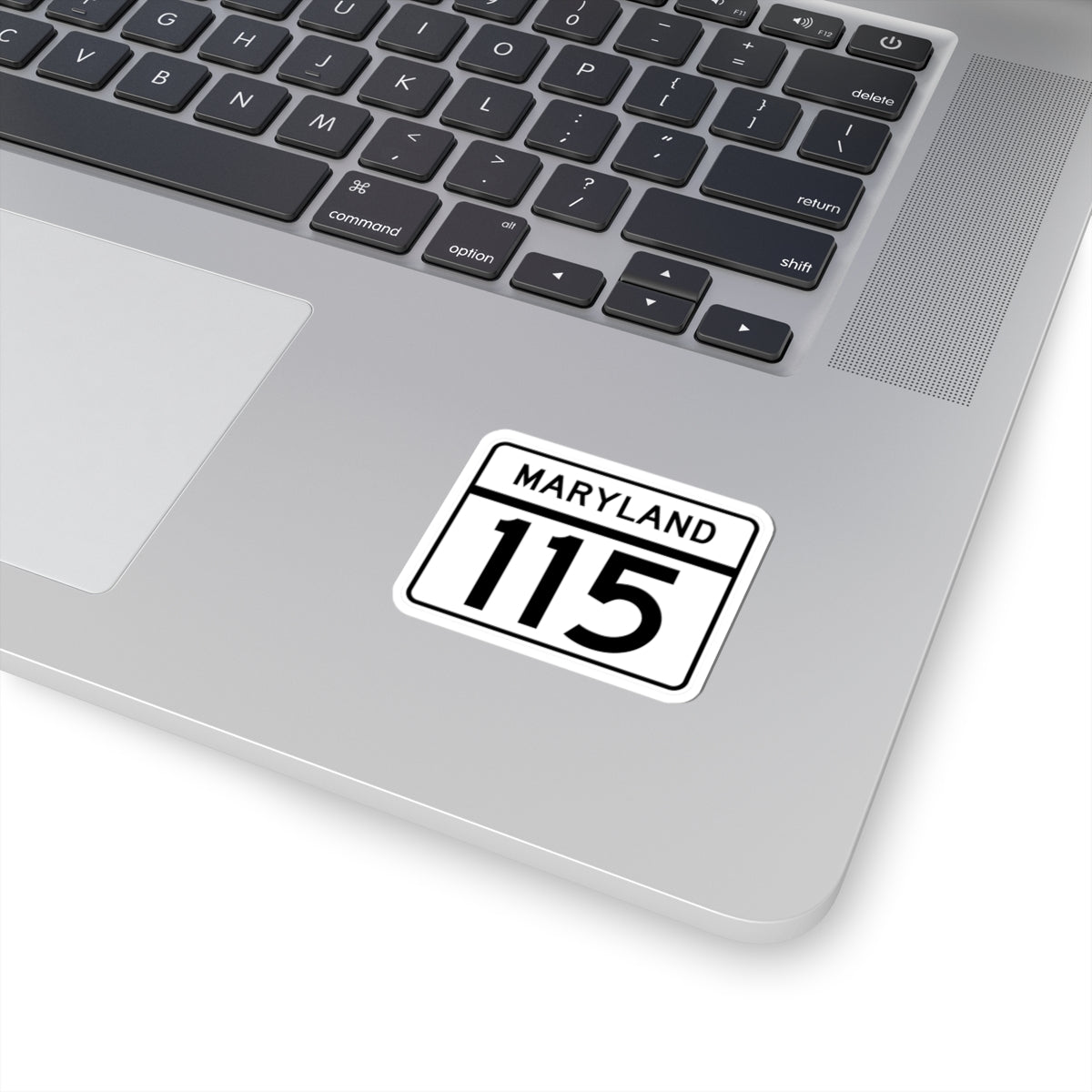 MD Route 115 (Maryland) (Road Sign) STICKER Vinyl Kiss-Cut Decal