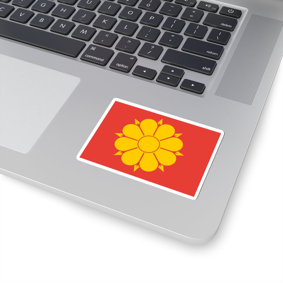 Flag of Trondheim (Norway) STICKER Vinyl Kiss-Cut Decal