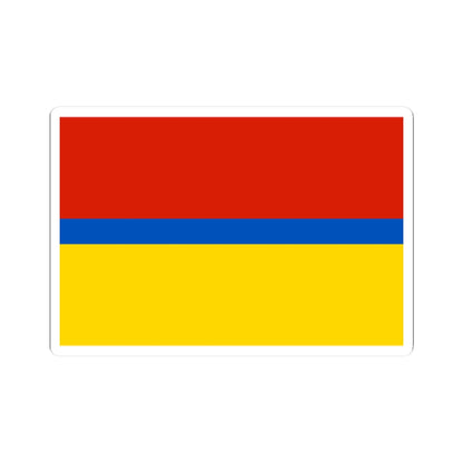 Flag of Staropoltavsky rayon Volgograd oblast (Russia) STICKER Vinyl Kiss-Cut Decal