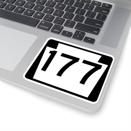 PA-177 (Pennsylvania) (Road Sign) STICKER Vinyl Kiss-Cut Decal