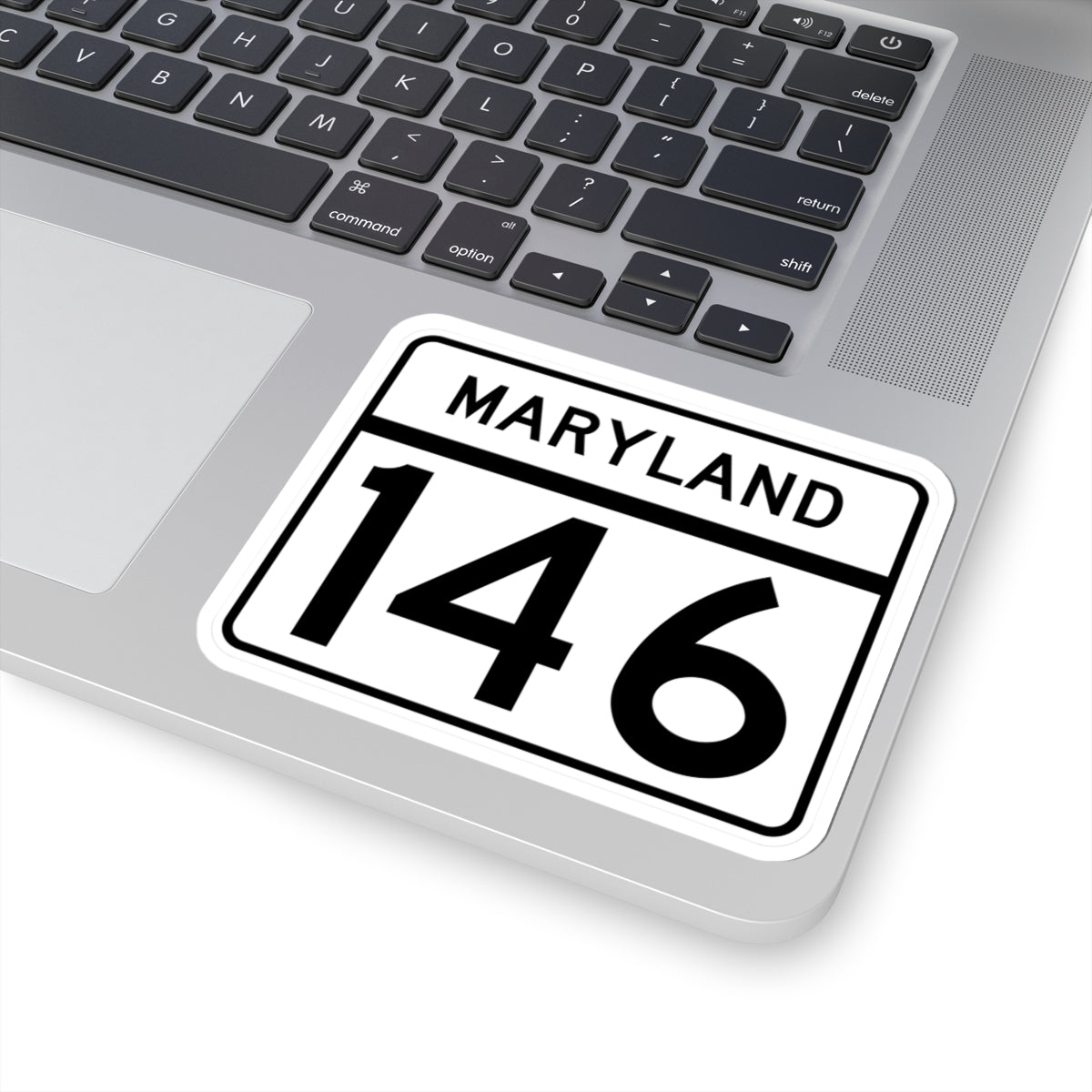 MD Route 146 (Maryland) (Road Sign) STICKER Vinyl Kiss-Cut Decal