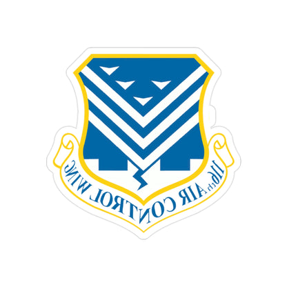 116th Air Control Wing (U.S. Air Force) REVERSE PRINT Transparent STICKER-2" × 2"-The Sticker Space