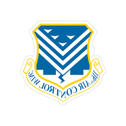 116th Air Control Wing (U.S. Air Force) REVERSE PRINT Transparent STICKER-5" × 5"-The Sticker Space