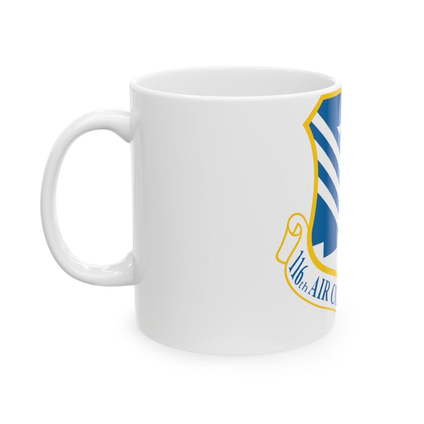 116th Air Control Wing (U.S. Air Force) White Coffee Mug-The Sticker Space