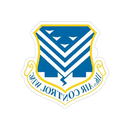 116th Air Control Wing (U.S. Air Force) REVERSE PRINT Transparent Die-Cut STICKER - The Sticker Space