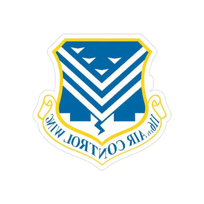 116th Air Control Wing (U.S. Air Force) REVERSE PRINT Transparent Die-Cut STICKER - The Sticker Space